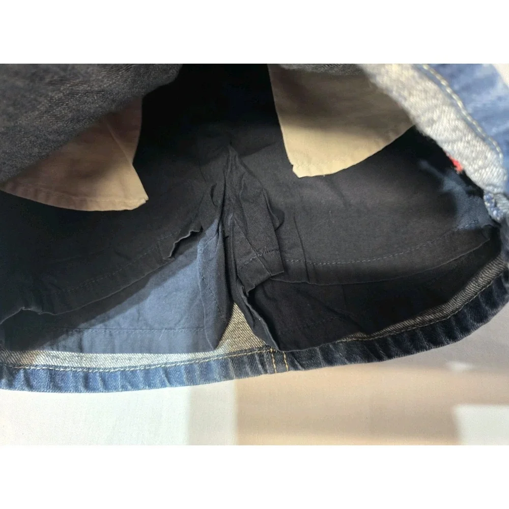 Gymboree Girls Denim Skort Size 6 Blue Cherry Bow 2012